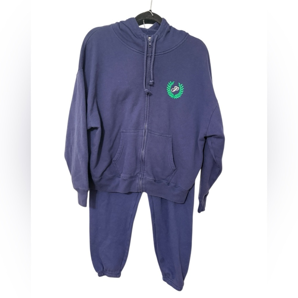 VSPINK Campus Fleece Full Zip Hoodie & Sweatpant